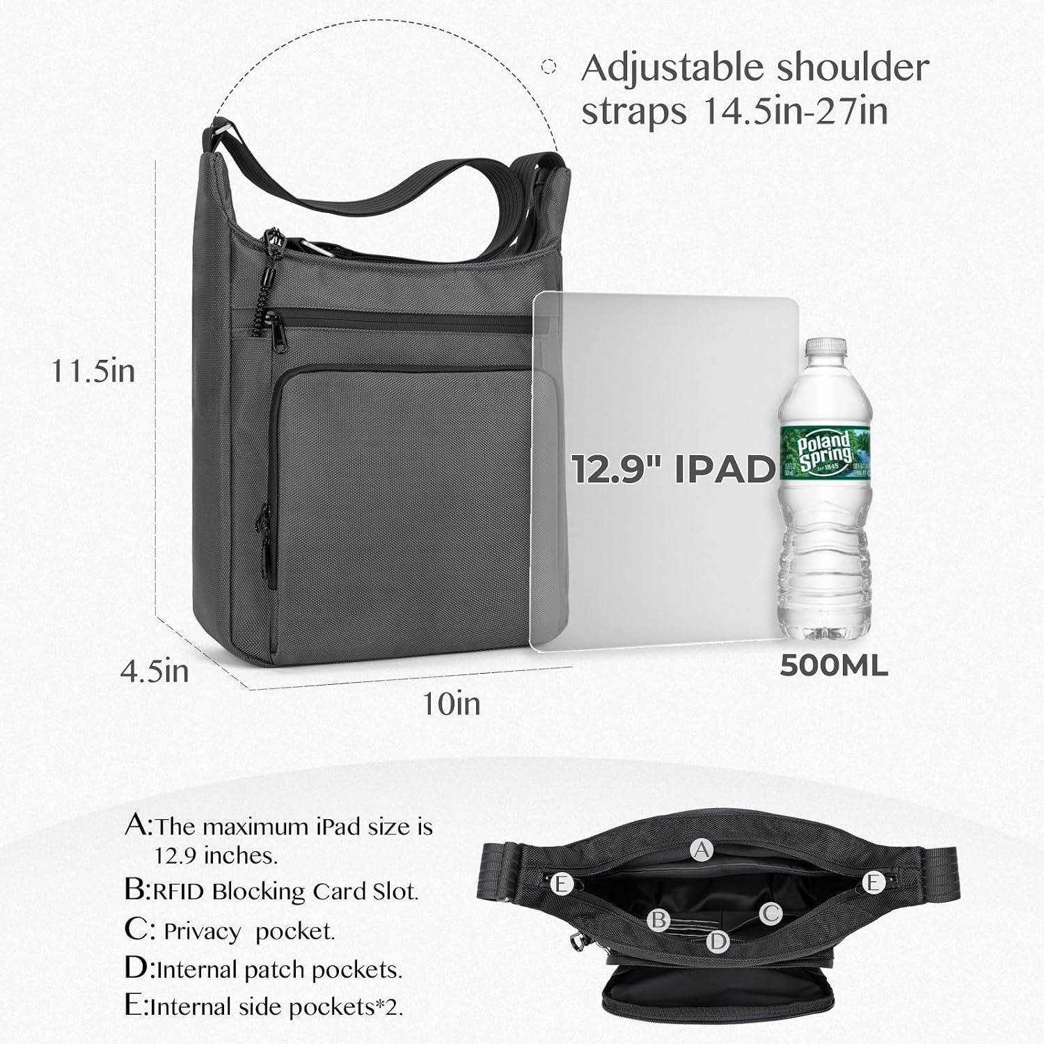 Mochila tipo bandolera antirro - Travel Backpack Anti Theft reseña y precio