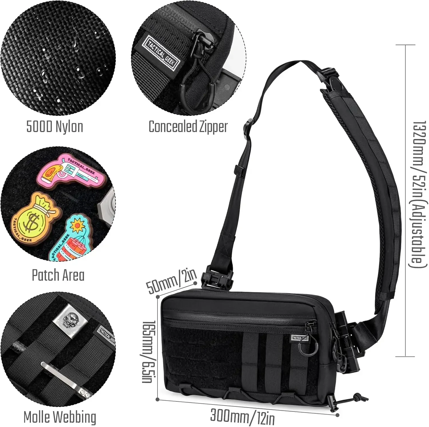 Bolso táctico tipo bandolera E - Backpack Insert Organizer reseña y precio